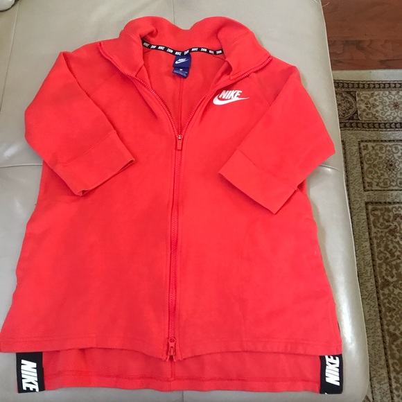Orange Nike Quarter Sleeve Jacket, Small, … - Picture 1 of 5